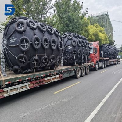 Low Maintenance Ship Rubber Fender Certified ABS Suitable for Marine Applications Loading Port Qingdao Port Durable