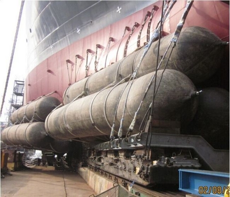 کیسه هوای نجات دریایی کشتی نجات کشتی Boat Rubber BV دارای گواهی غرق شده است
