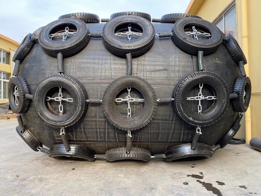 گلگیر زیردریایی گلگیر قایق لاستیک نوع Sling 0.08mpa Marine Dock Fender