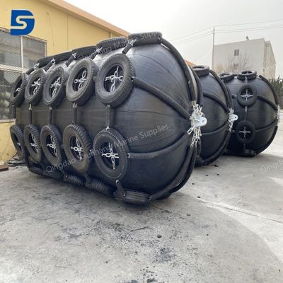 Marine Docking Yokohama Rubber Fender with Superior Chain Tyre Net