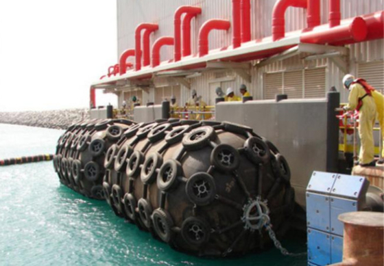Yokohama Type Marine Pneumatic Rubber Fenders for Ship Docking Protection
